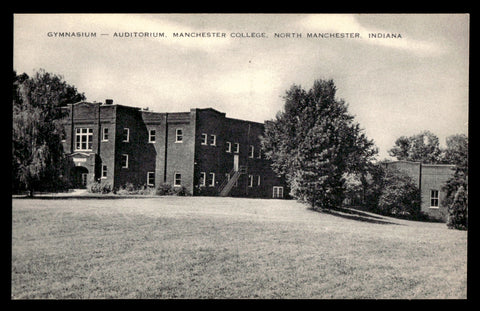 Vintage Manchester College Postcard