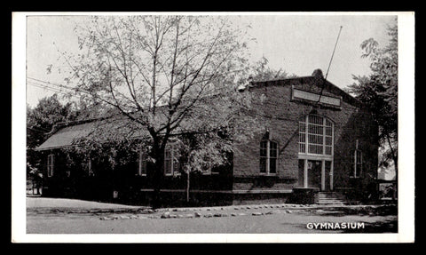 Vintage Franklin College Gymnasium Postcard