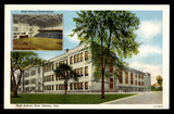 Vintage New Albany, Indiana HS Gymnasium Postcard