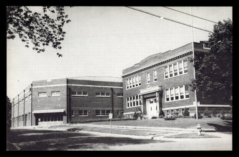 Vintage Princeton, Indiana HS Gymnasium Postcard