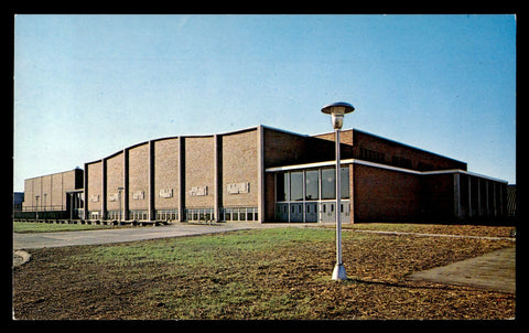 Vintage Ball State University Gymnasium Postcard