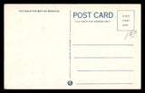 Vintage Rushville, IN HS Gymnasium Postcard