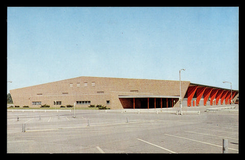Vintage Evansville, Indiana Roberts Stadium Postcard