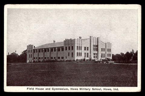 Vintage Howe Military Gymnasium Postcard