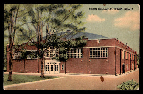 1948 Auburn, Indiana HS Gymnasium Postcard