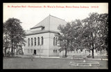 Vintage St. Mary's Notre Dame Gymnasium Postcard