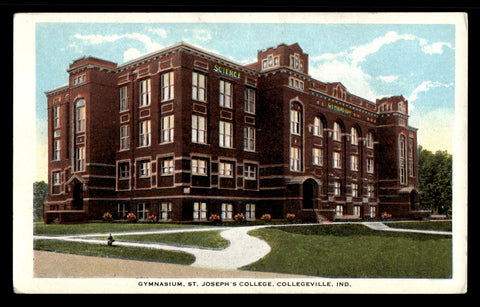 Vintage St. Joseph College Gymnasium Postcard