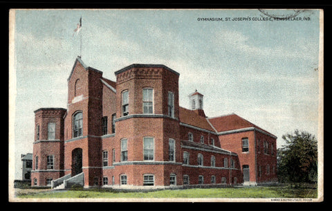 Vintage 1911 St. Joseph's College Gymnasium Postcard