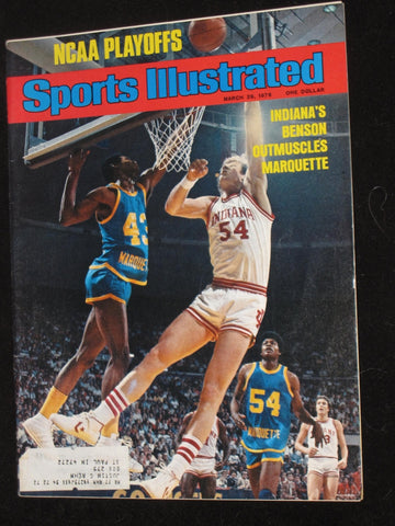 March 29, 1976 Sports Illustrated, Kent Benson Indiana University
