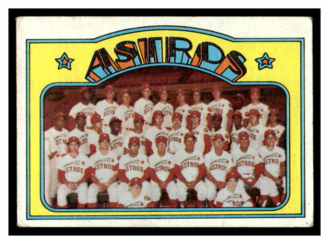 1972 Topps #282 Houston Astros TC Baseball Card