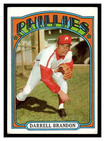 1972 Topps #283 Darrell Brandon Baseball Card