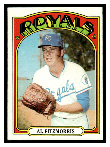 1972 Topps #349 Al Fitzmorris Baseball Card