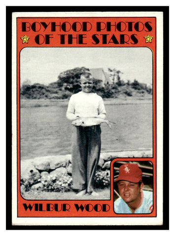 1972 Topps #342 Wilbur Wood Baseball Card