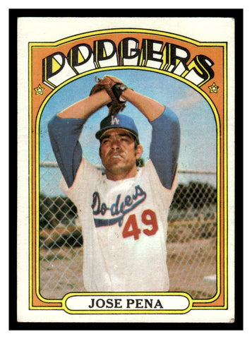1972 Topps #322 Jose Pena Baseball Card