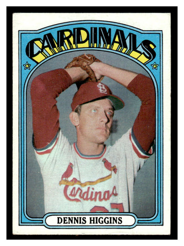 1972 Topps #278 Dennis Higgins Baseball Card