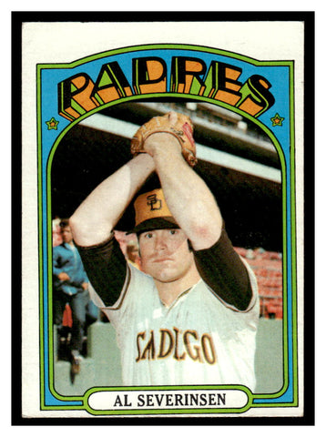 1972 Topps #274 Al Severinsen Baseball Card