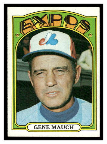 1972 Topps #276 Gene Mauch Baseball Card