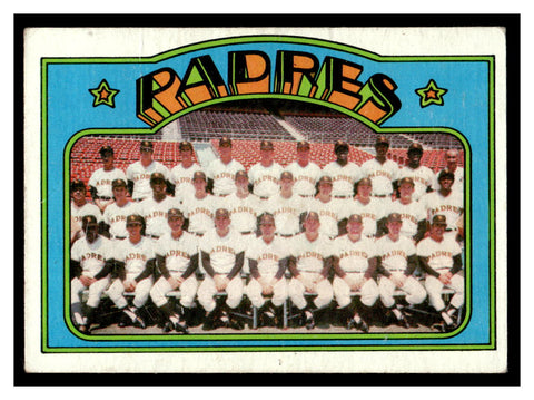 1972 Topps #262 San Diego Padres TC Baseball Card