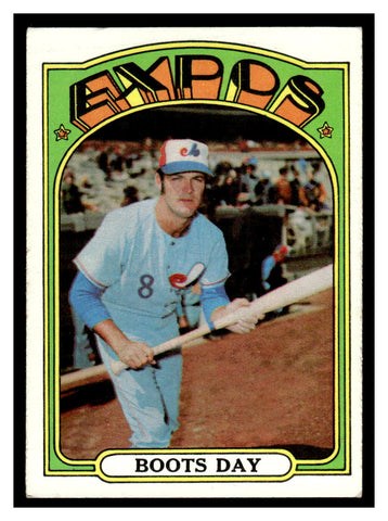 1972 Topps #254 Boots Day Baseball Card