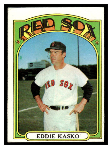 1972 Topps #218 Eddie Kasko Baseball Card