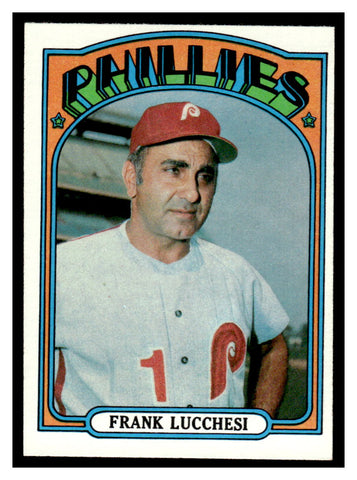 1972 Topps #188 Frank Lucchesi Baseball Card