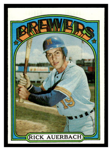 1972 Topps #153 Rick Auerbach Baseball Card