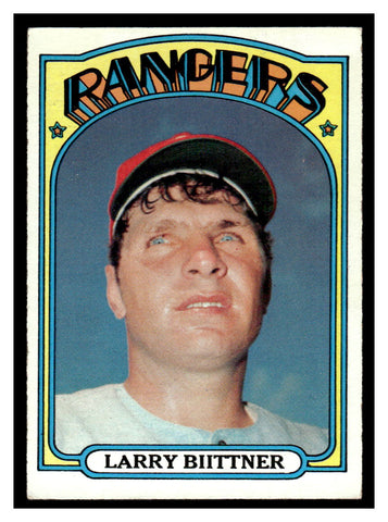 1972 Topps #122 Larry Biittner Baseball Card