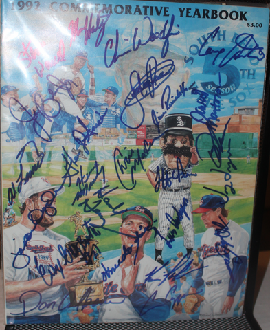 1992 South Bend White Sox Baseball Multi Signed Yearbook