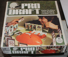 Vintage Pro Draft Football Parker Brothers Board Game