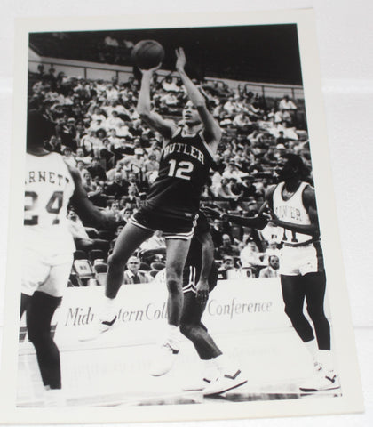 1986-87 Darren Fowlkes Butler University Basketball Sporting News Collection Photo