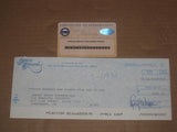 Johnny Bench 1992 Cancelled Check, Steiner COA - Vintage Indy Sports