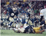 Tony Rice Notre Dame Vs. USC Autographed 8x10 Photo, Steiner COA - Vintage Indy Sports