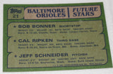 1982 Topps Cal Ripken Jr. Rookie Baseball Card #21