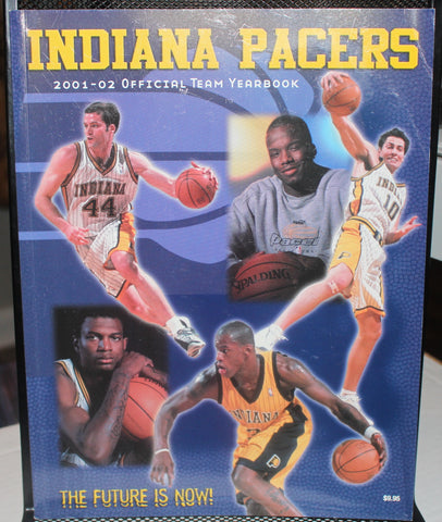 2001-02 Indiana Pacers NBA Basketball Team Yearbook