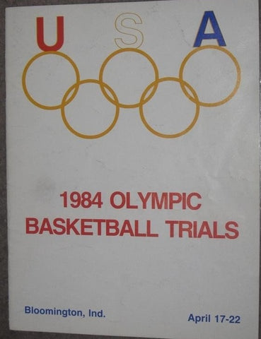 1984 USA OLYMPIC BASKETBALL TEAM TRIALS PROGRAM