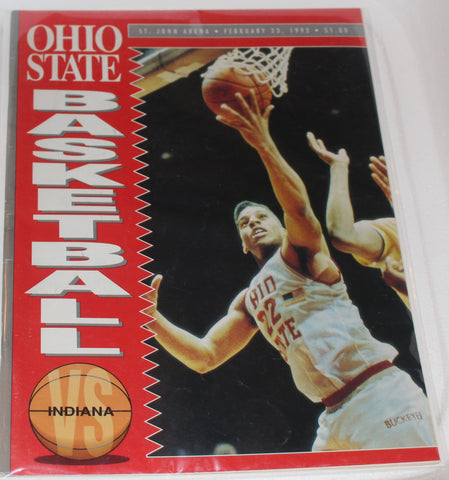 1992 Indiana vs Ohio State Basketball Program