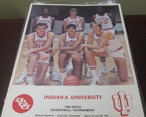1983 Indiana University NCAA Basketball Press Kit