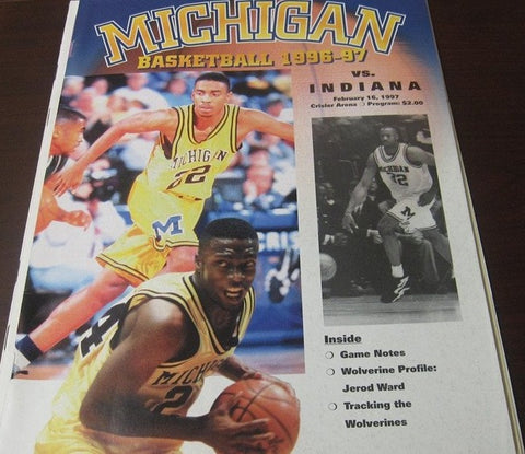 1997 Indiana University vs Michigan Basketball Program