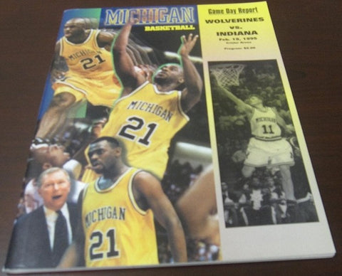 1995 Indiana University vs Michgan Basketball Program