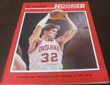 1986 Indiana vs Kentucky Basketball Program - Vintage Indy Sports