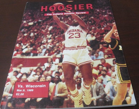 1989 Indiana University vs Wisconsin Basketball Program