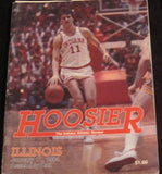 1984 Indiana vs Illinois Basketball Program - Vintage Indy Sports