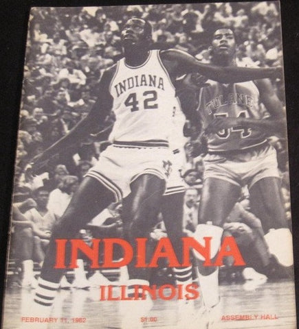 1982 Indiana University vs Illinois Basketball Program