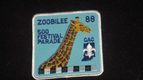 1988 Indianapolis 500 Festival Parade, Zoobilation Patch
