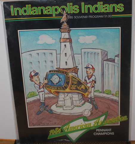 1985 Indianapolis Indians Baseball Program