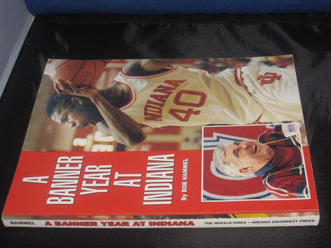 A Banner Year At Indiana Oversized Bob Hammel Paperback Book