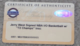 Jerry West Autographed F/S Basketball, Steiner Sports COA