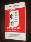 1976-77 Indiana Basketball Handbook, Bob Knight Cover - Vintage Indy Sports