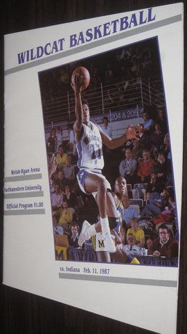 1987 Indiana University vs Northwestern Basketball Program