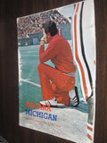 1976 Indiana University vs Michigan Football Program - Vintage Indy Sports